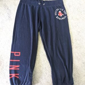 PINK Red Sox Capri joggers